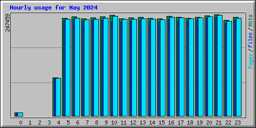 Hourly usage for May 2024